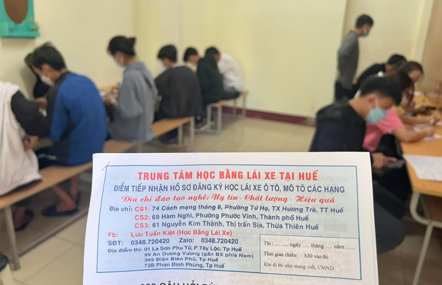 trung tâm đào tạo lái xe Huế